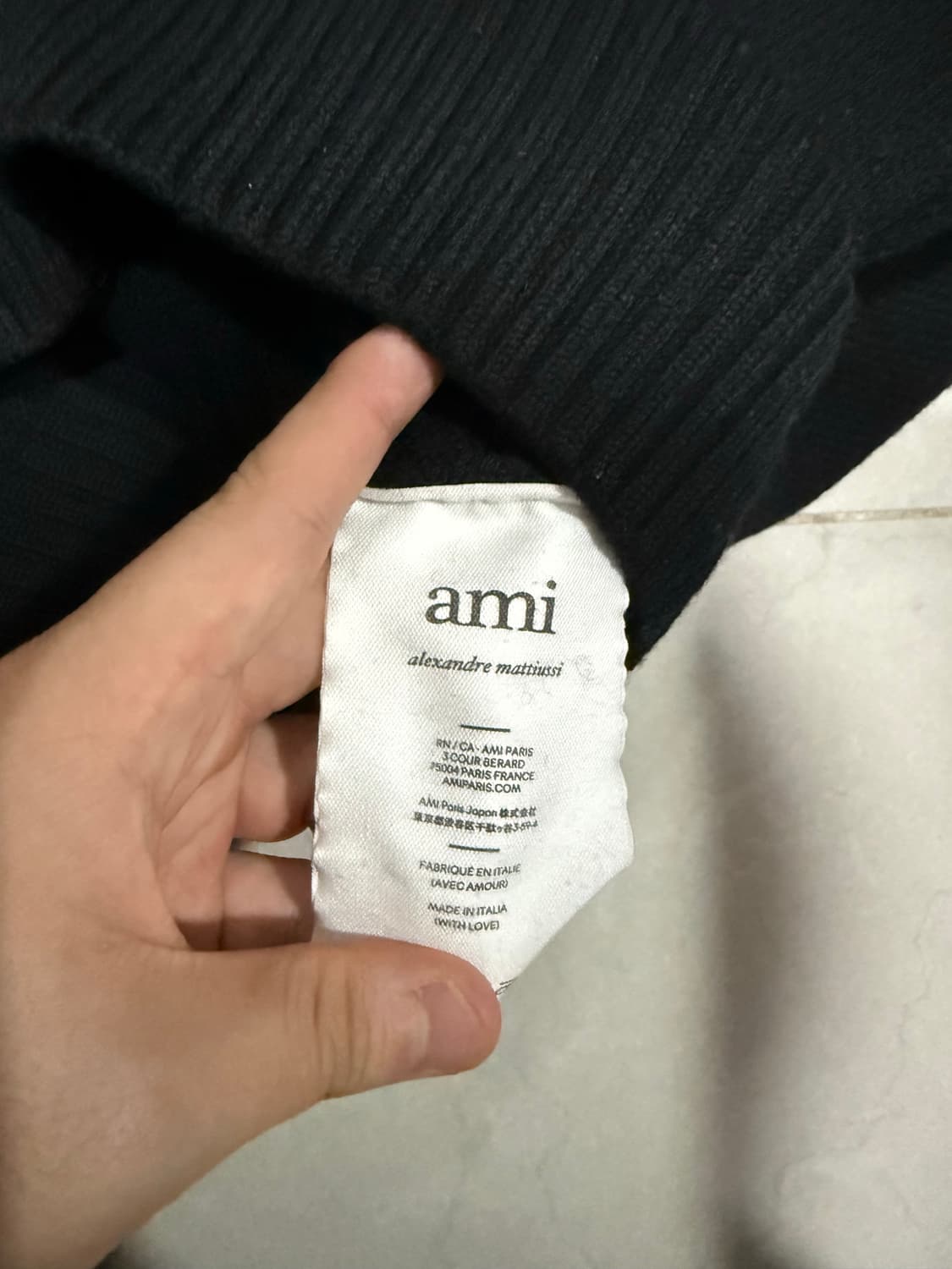 [당일출고,L] 아미 니트 후드티 상품이미지4