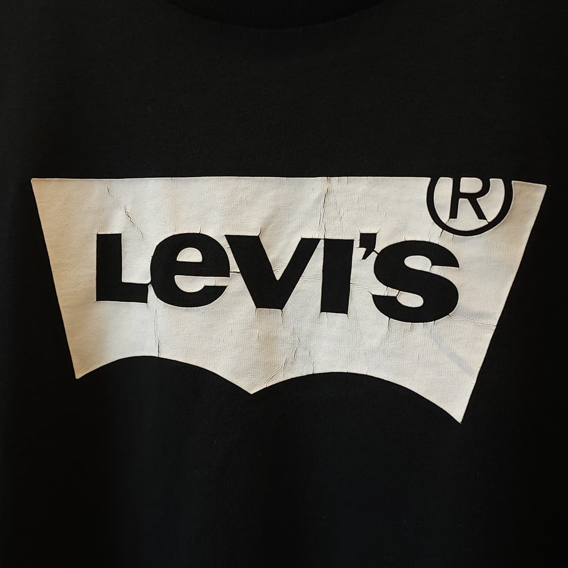 00s 리바이스 빈티지 티셔츠 프린팅 티셔츠 블랙 브로큰 배트윙 L 상품이미지6
