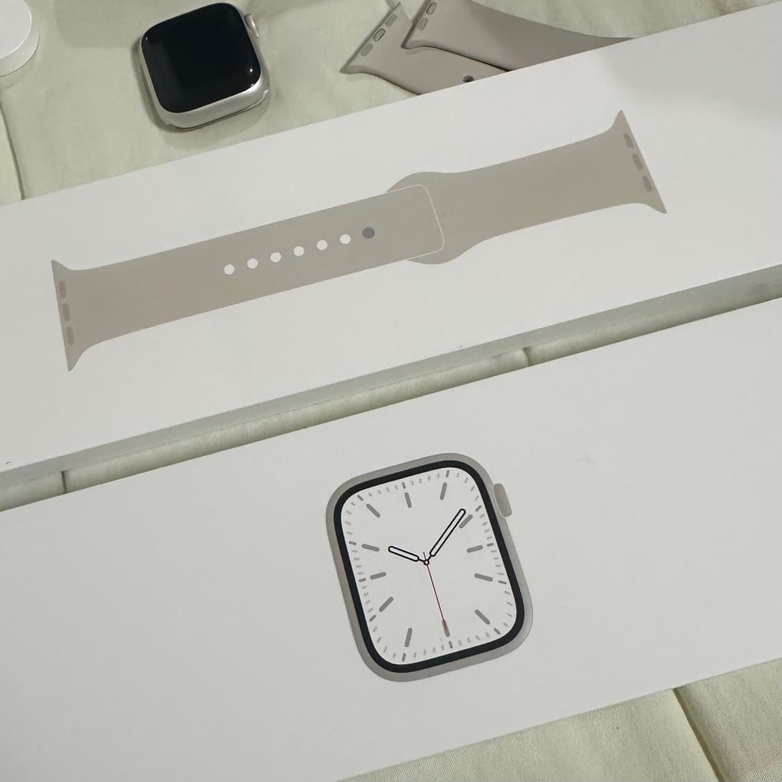 애플워치 7 41mm GPS 스타라이트 상품이미지2