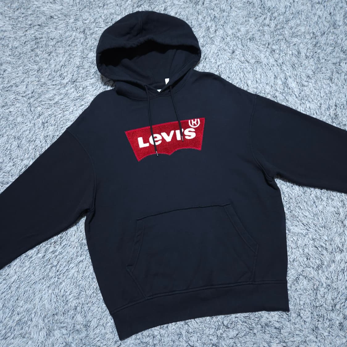리바이스) M 남자 오버핏 후드티셔츠 / 왕눈이샵 상품이미지2