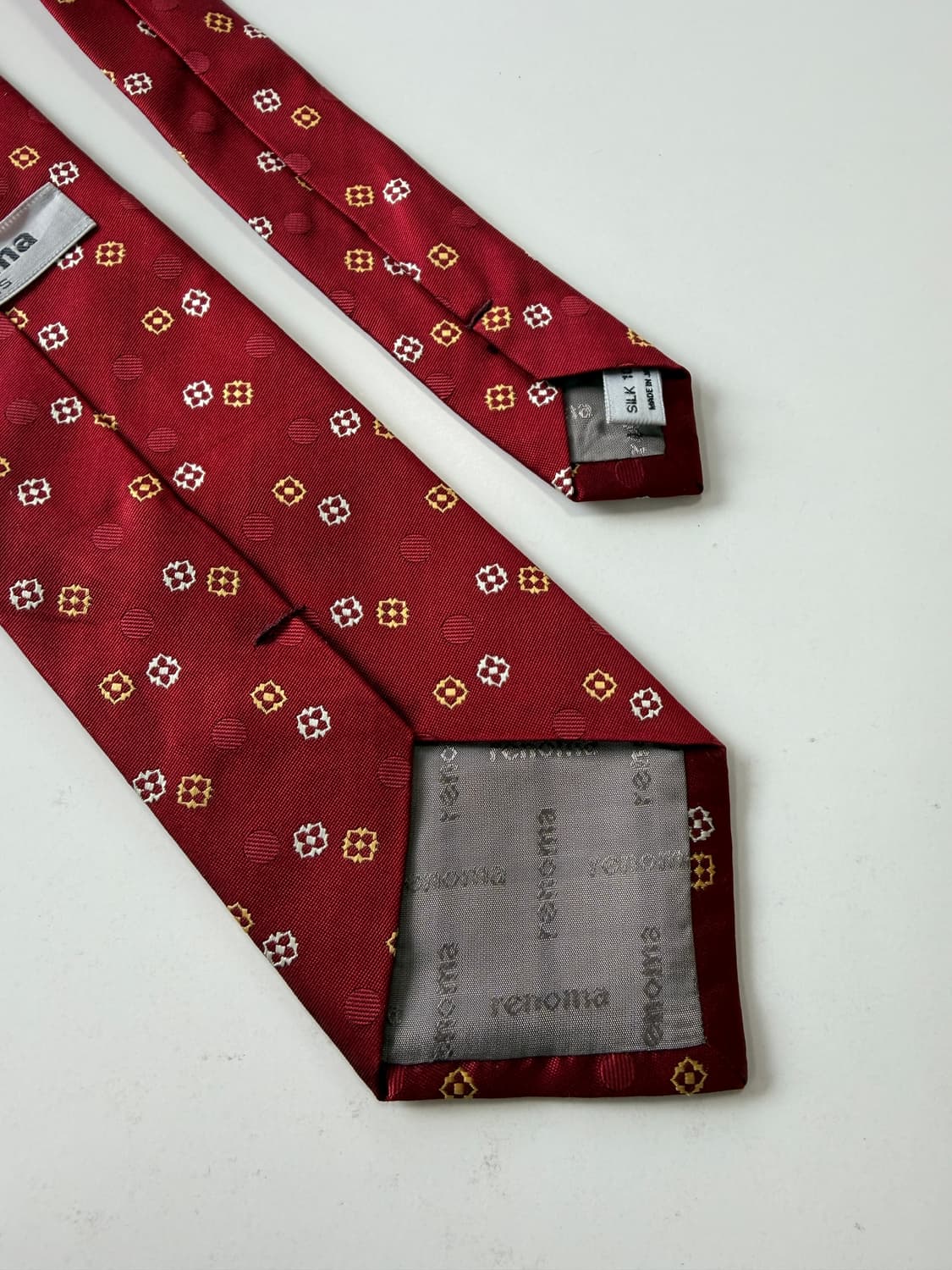 레노마(renoma) 실크 넥타이 9cm 상품이미지5