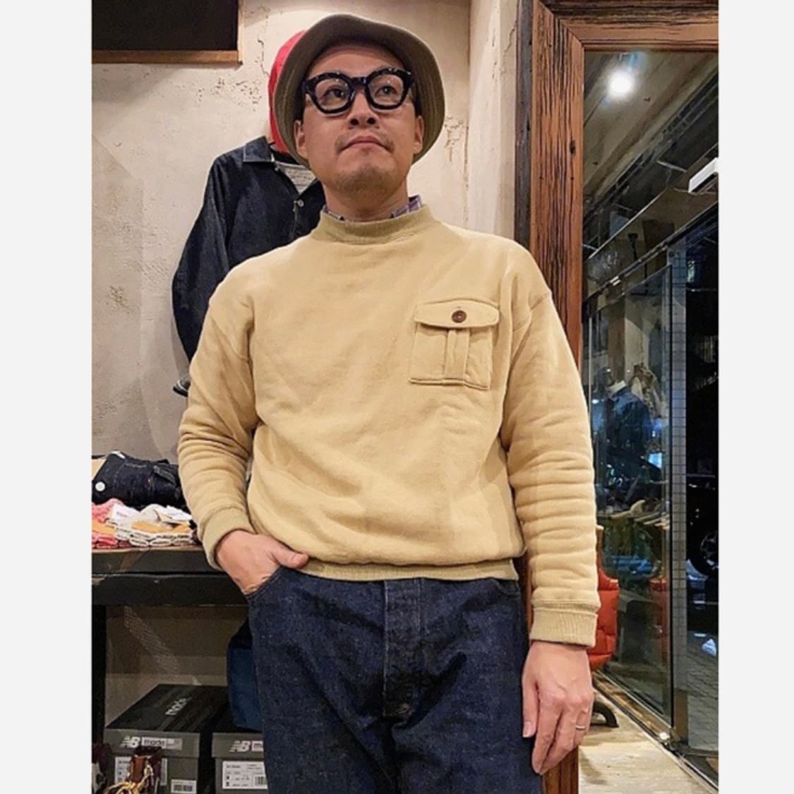 웨어하우스 스웻셔츠 40사이즈 상품이미지5