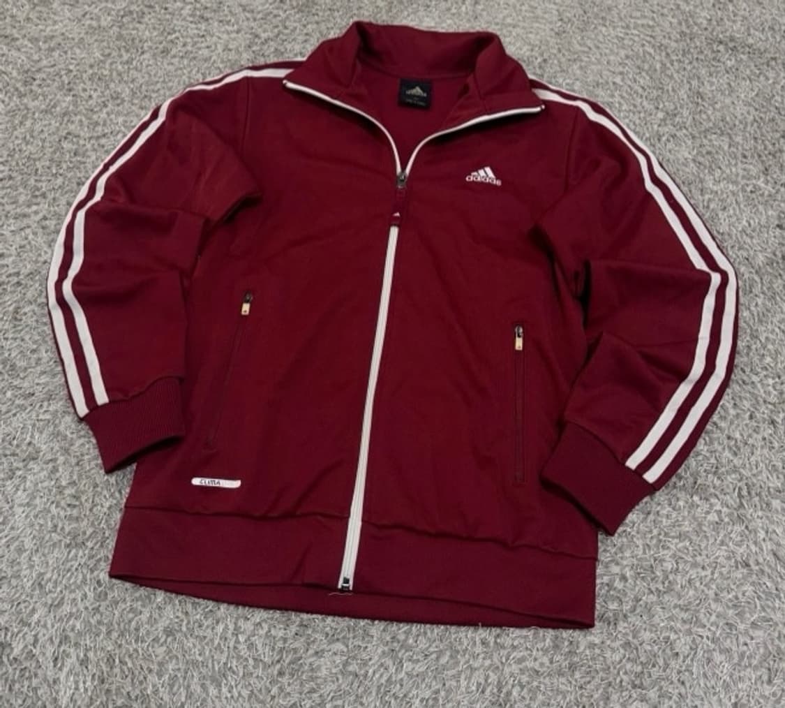 아디다스 버건디 트랙탑 져지집업 90/S 상품이미지1