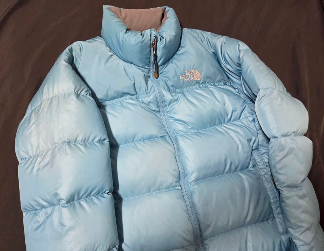 노스페이스 700 라이트 스카이 블루 패딩 상품이미지6