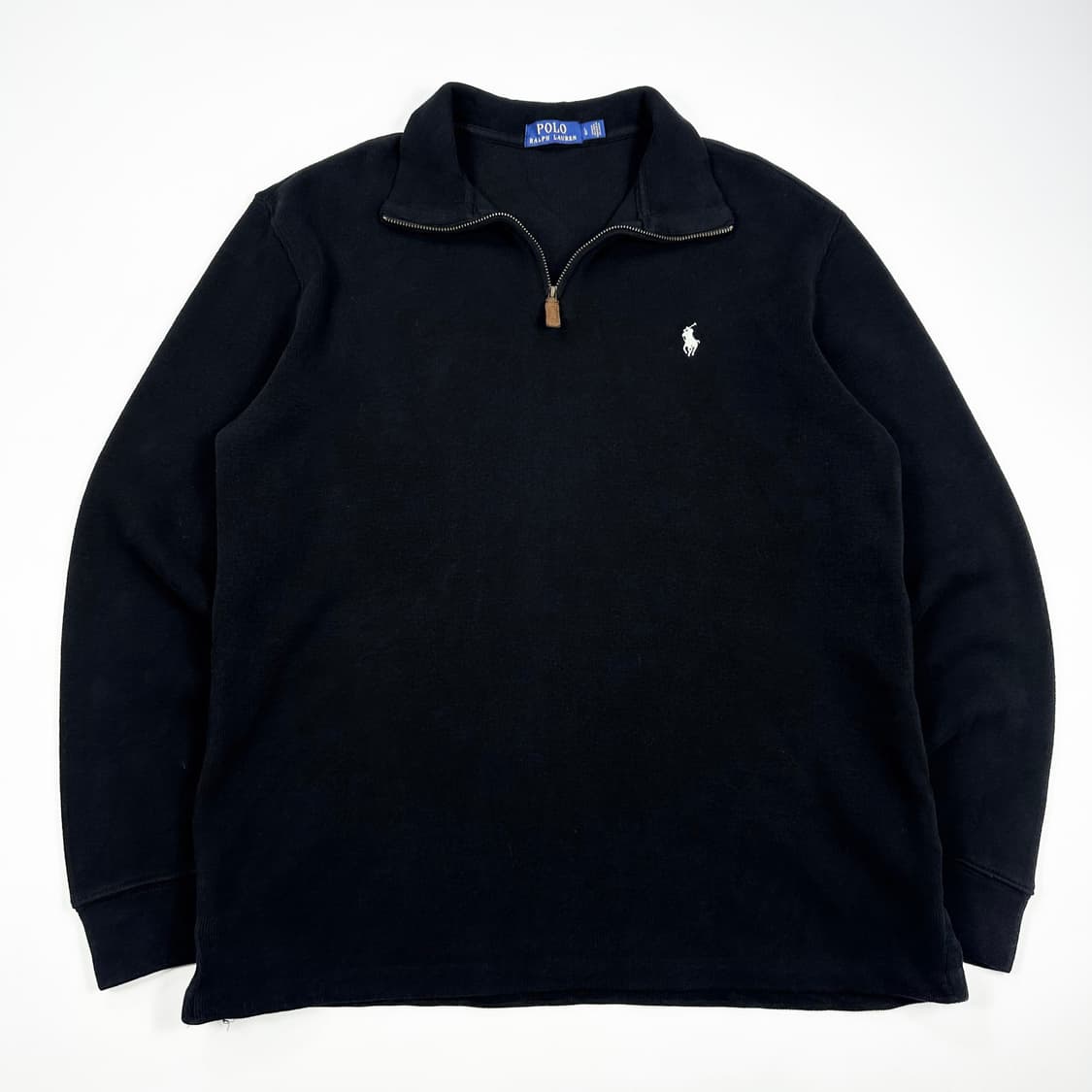 폴로 랄프로렌 클래식 하프집  반집업 니트 블랙 L 상품이미지1
