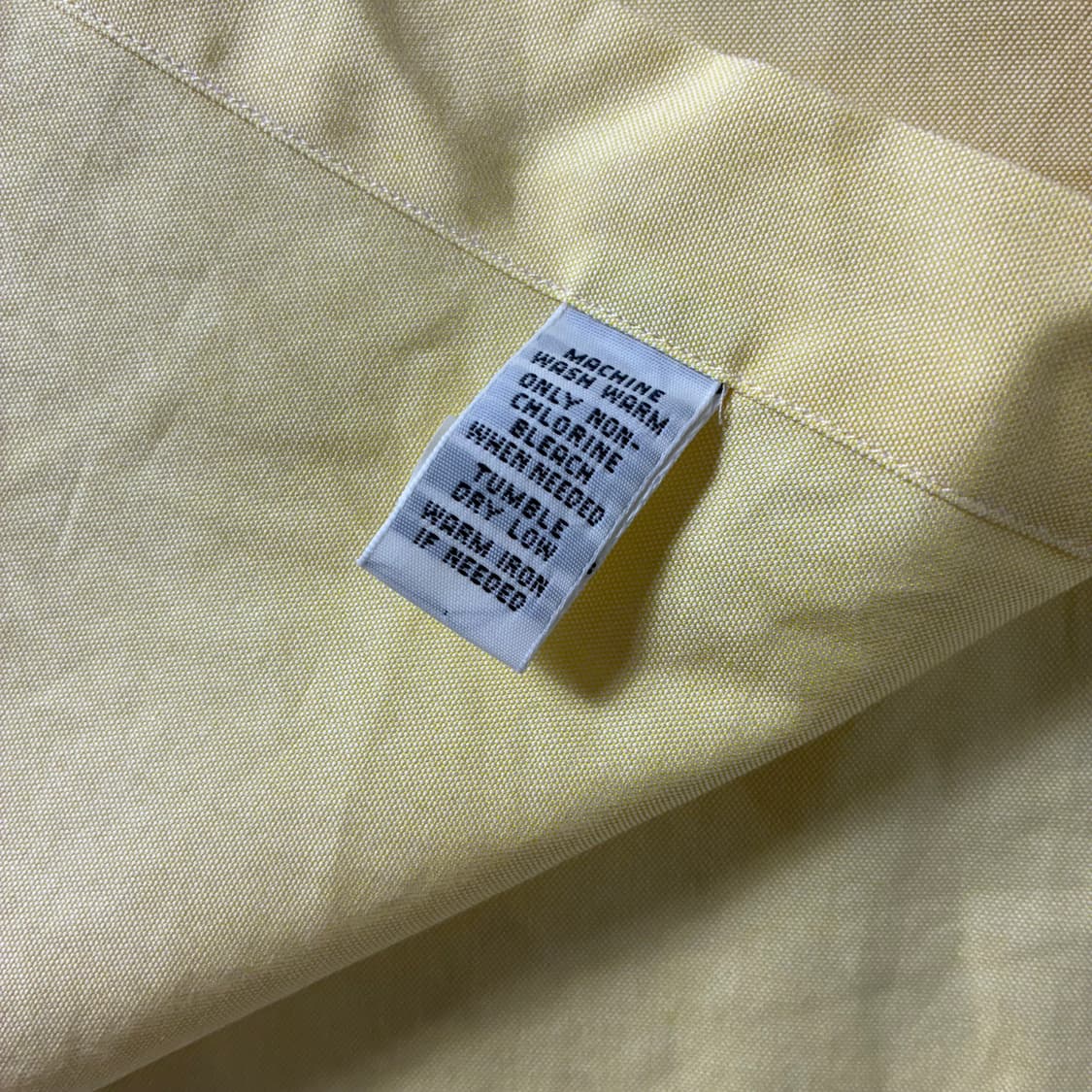 Polo  폴로 랄프로렌 자수 코튼 옐로우 솔리드 셔츠  상품이미지4