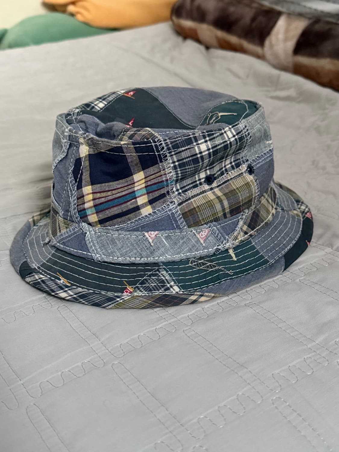 엔지니어드 가먼츠x빔즈 플러스 패치워크 버킷햇 상품이미지3