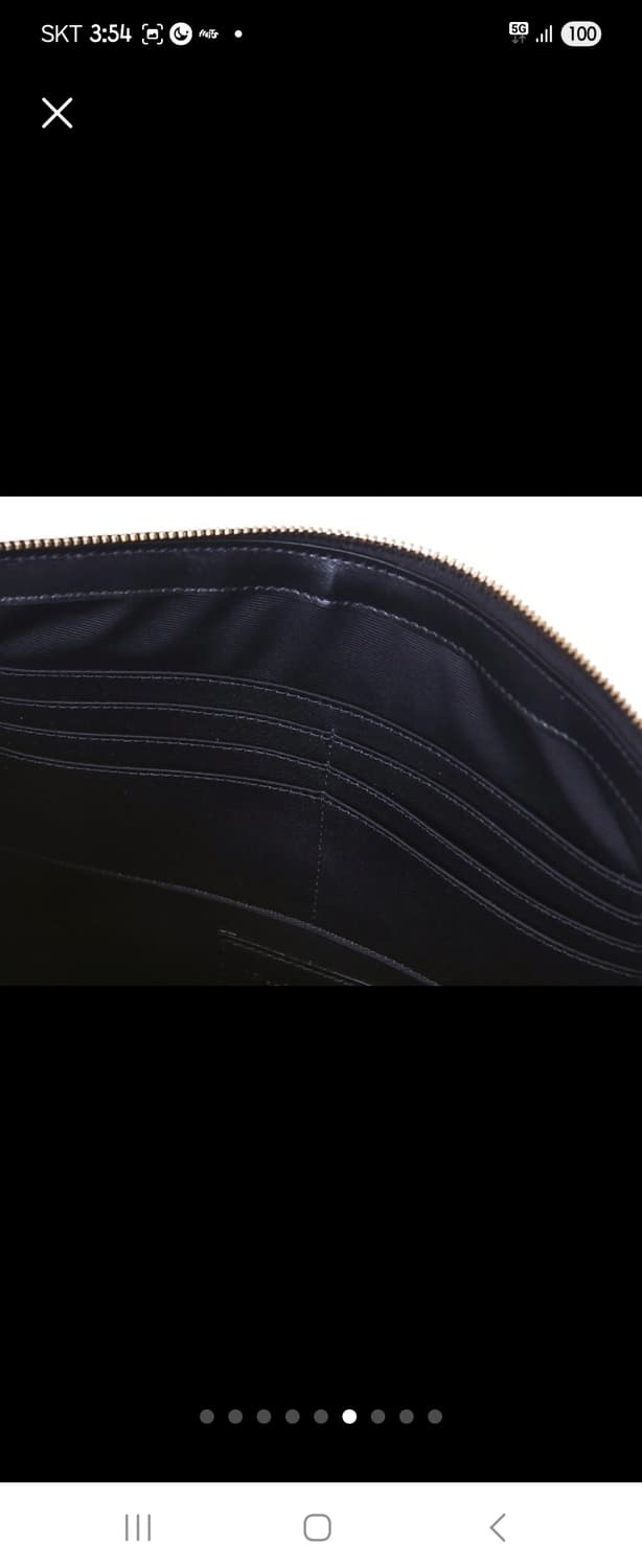 (정품)생노랑 스트랩 클러치백 L 상품이미지6