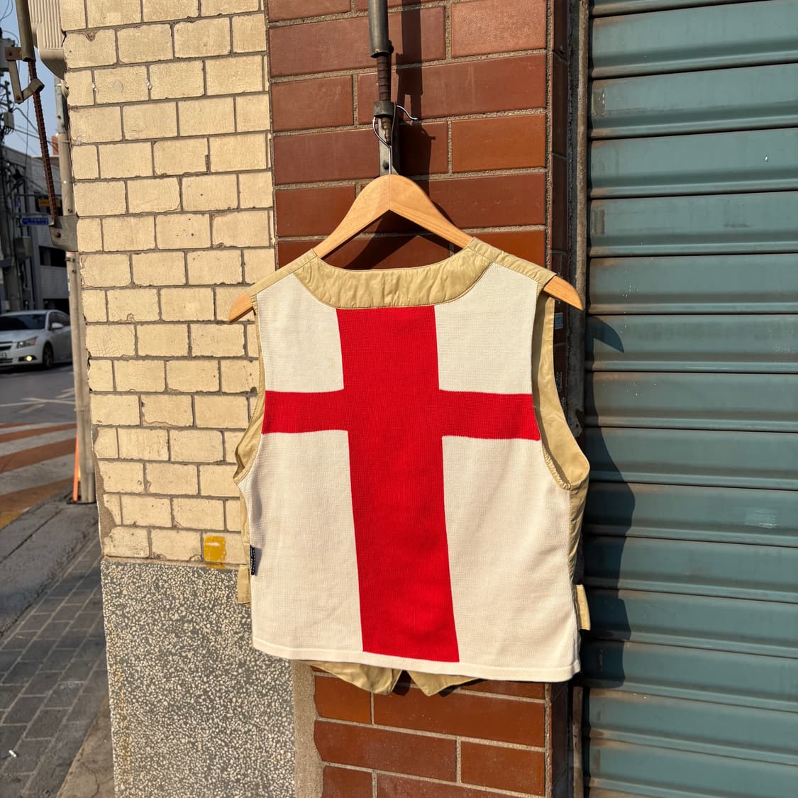 🏴󠁧󠁢󠁥󠁮󠁧󠁿 니트 믹스 피싱 베스트 상품이미지1