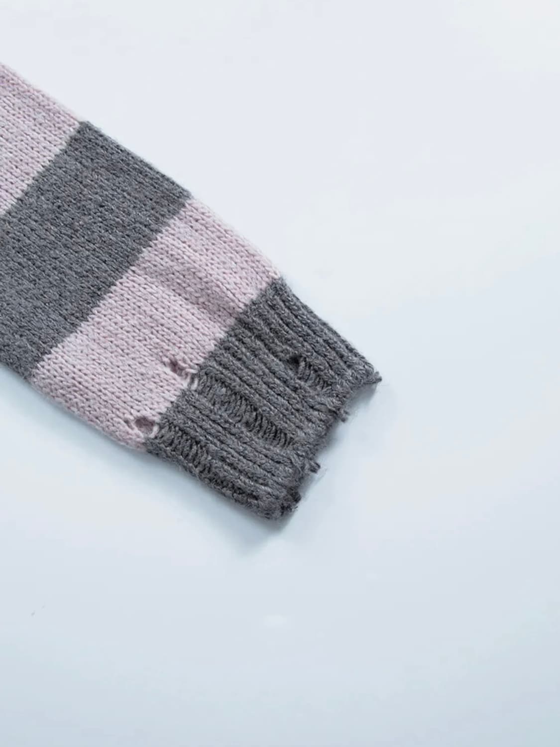 SORI OFF STRIPE KNIT / PINK 상품이미지5