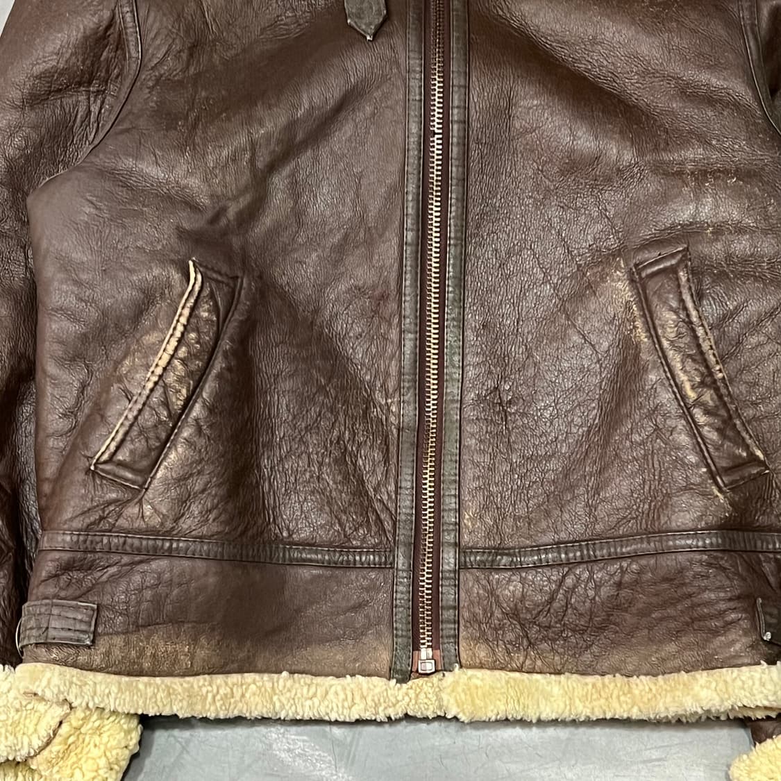  B3 램스킨 무스탕 자켓 y14447 상품이미지4