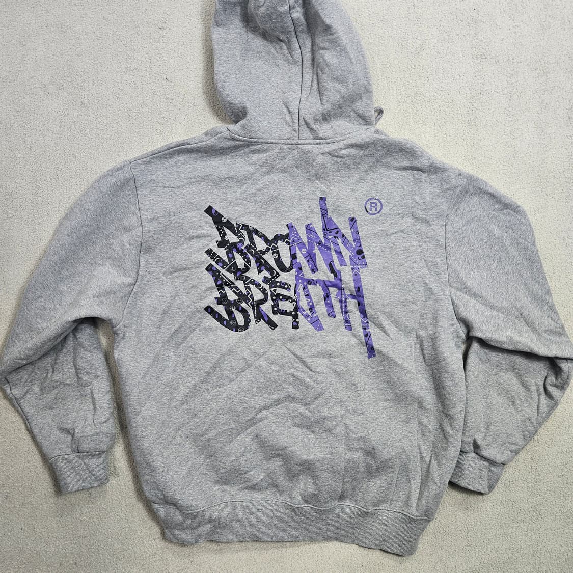 브라운브레스 페이즐리 로고 후드티 M 상품이미지1