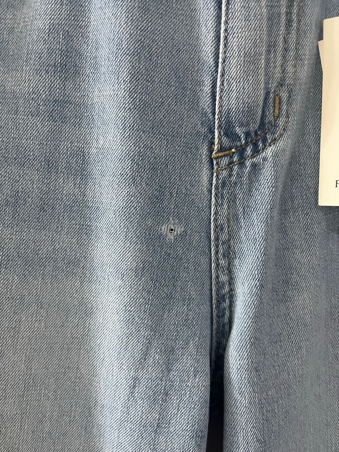 포유온 Benny loose denim(36,Extended) 상품이미지10