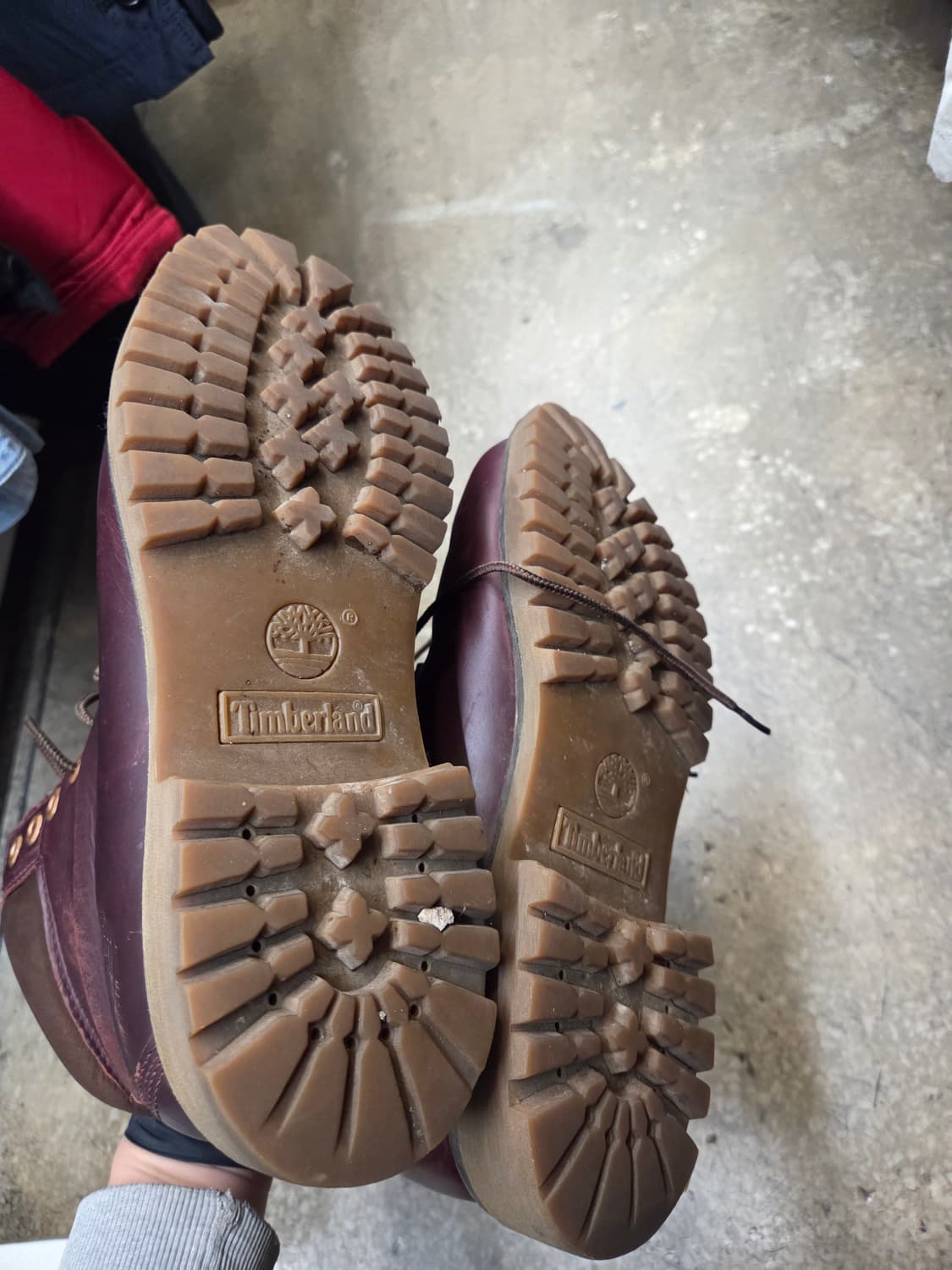 팀버랜드 남성 워커부츠 8w 버건디컬러 상품이미지7