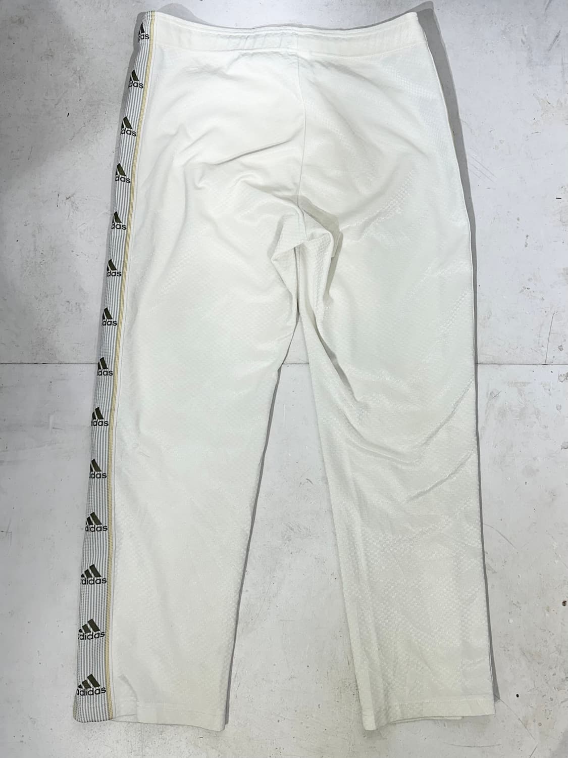 아디다스 사이드 라인 화이트 대대장 와이드 추리닝 바지 트레이닝 팬츠 L 상품이미지5