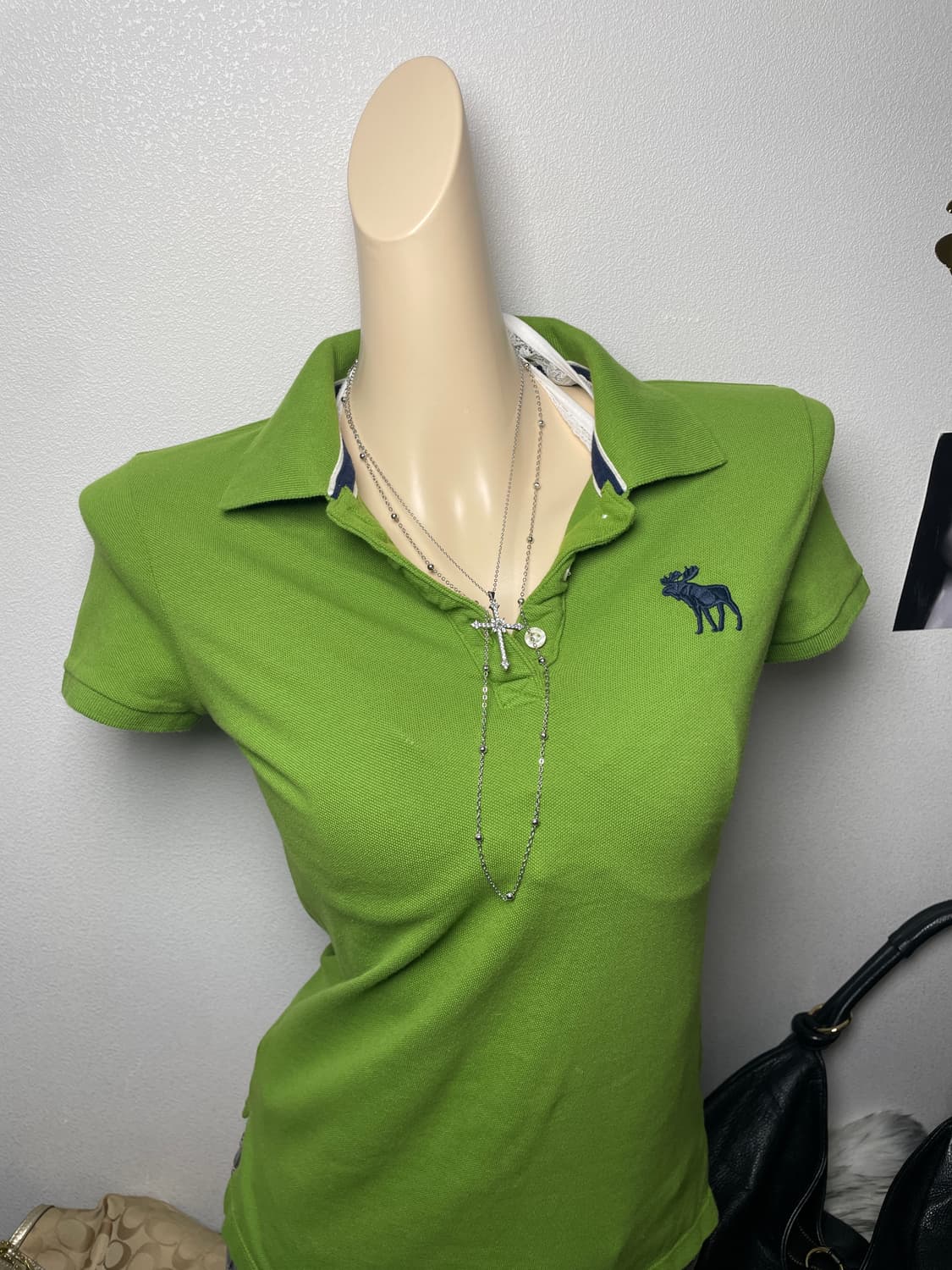 Abercrombie 연두 green 카라티 상품이미지2