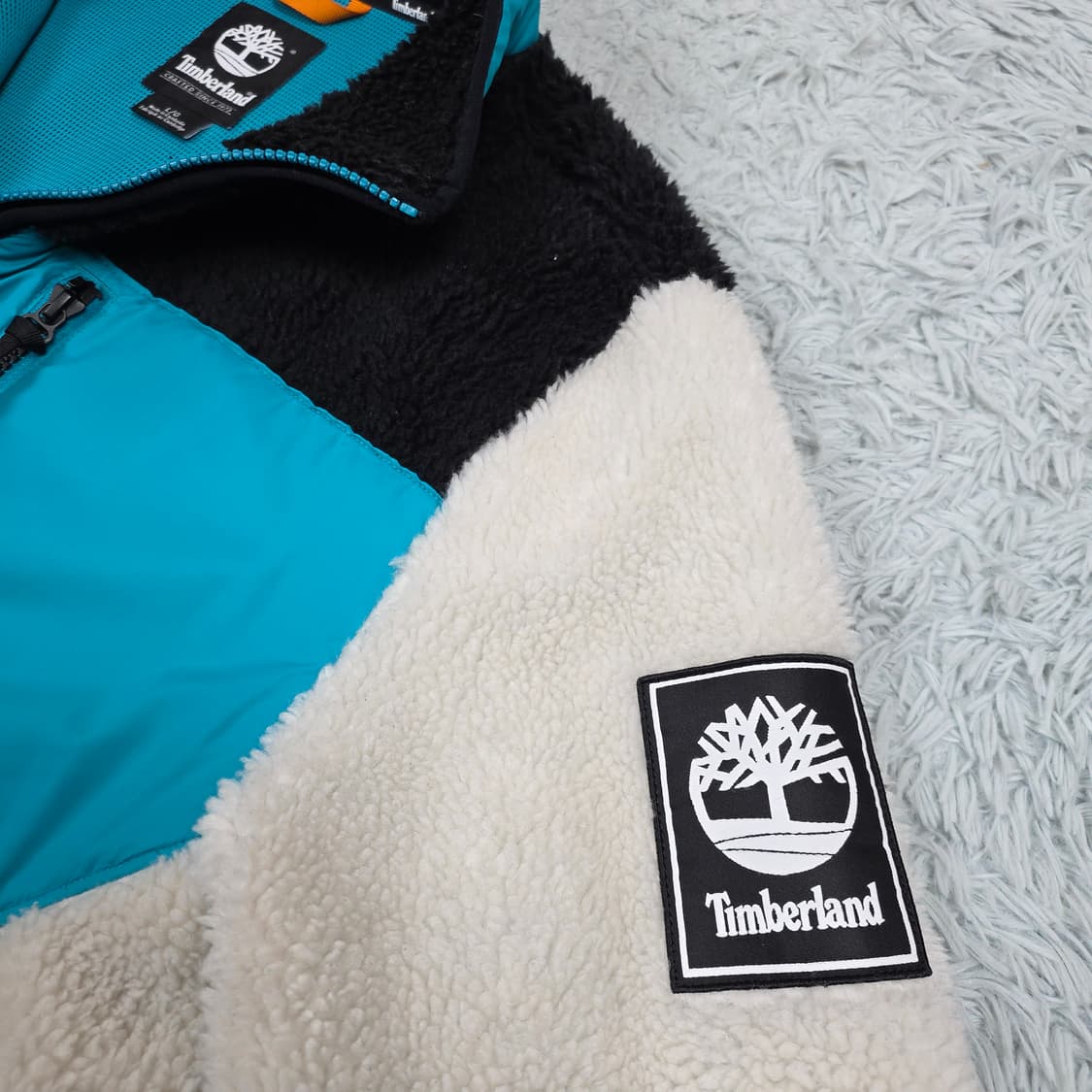 팀버랜드 남성 컬러블록 플리스 자켓 L 상품이미지5