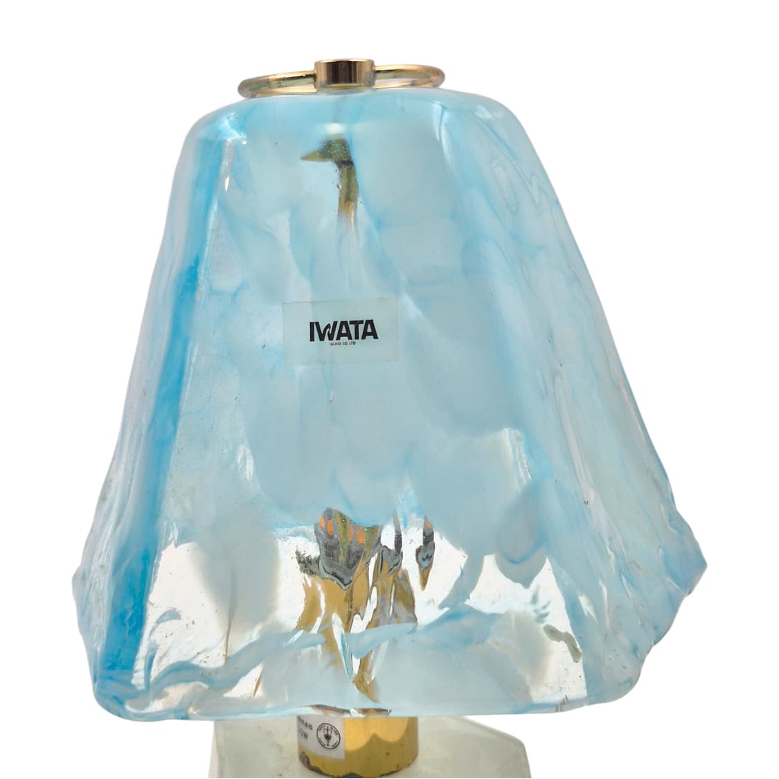 80s 이와타 핸드블로운 아이스 마블 램프 상품이미지5