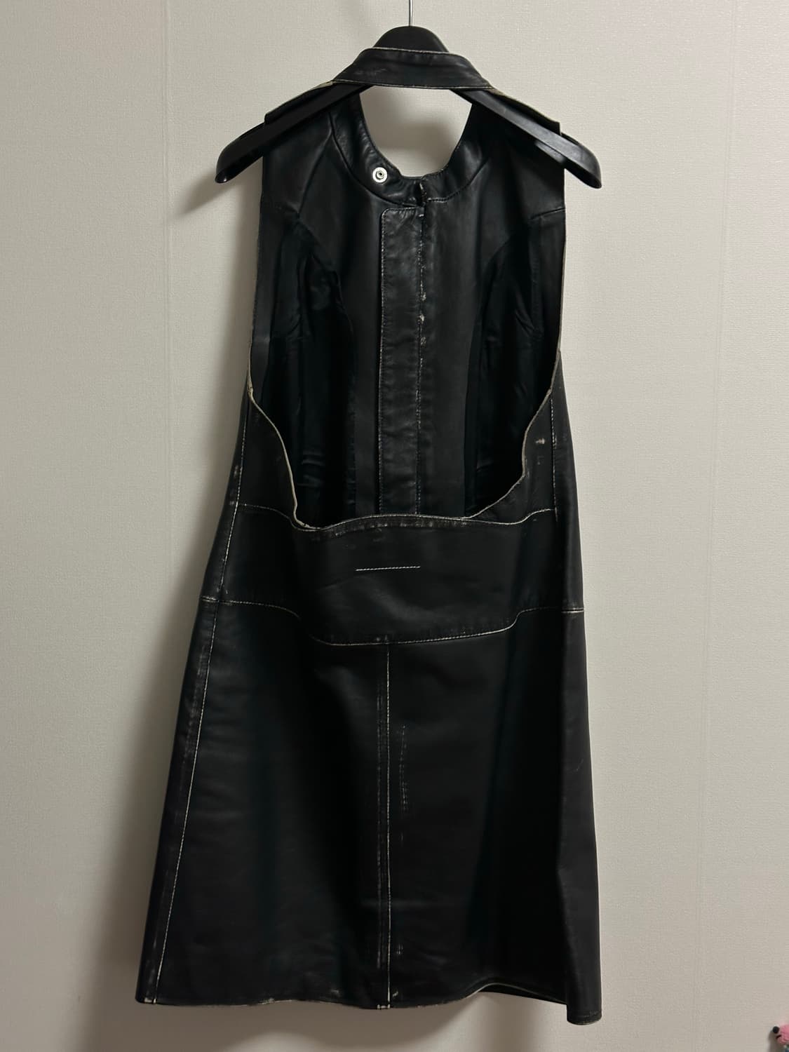 메종 마르지엘라 홀터넥 레더 베스트 - 38 size 상품이미지2