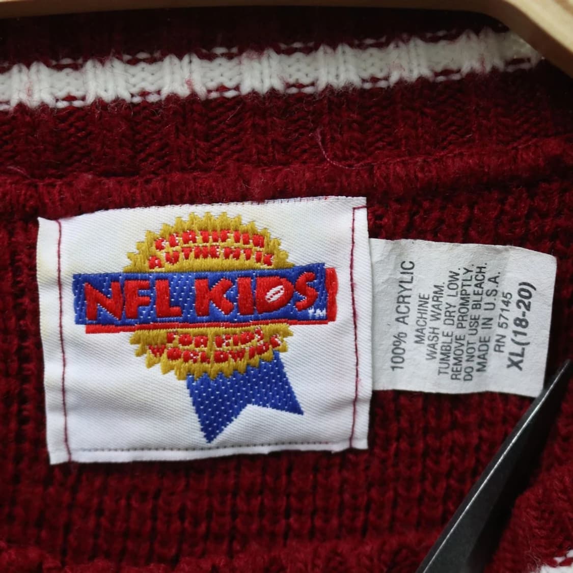 NFL 레드스킨스 로고 니트 61678 상품이미지7