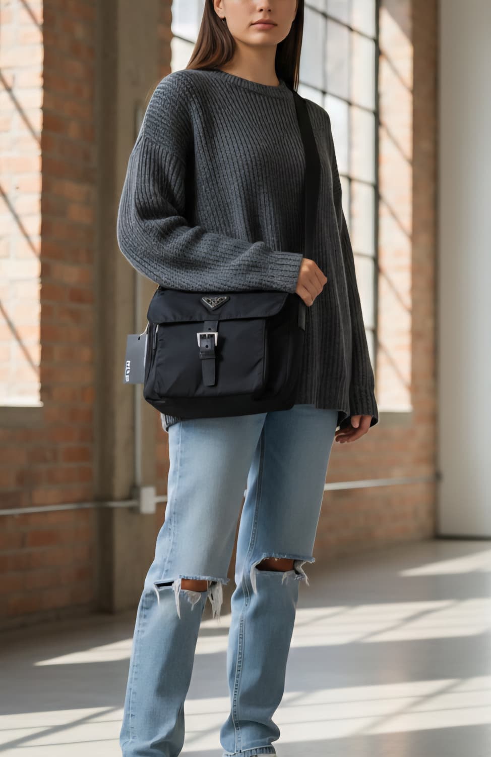 정품 프라다 메신저백 상품이미지3