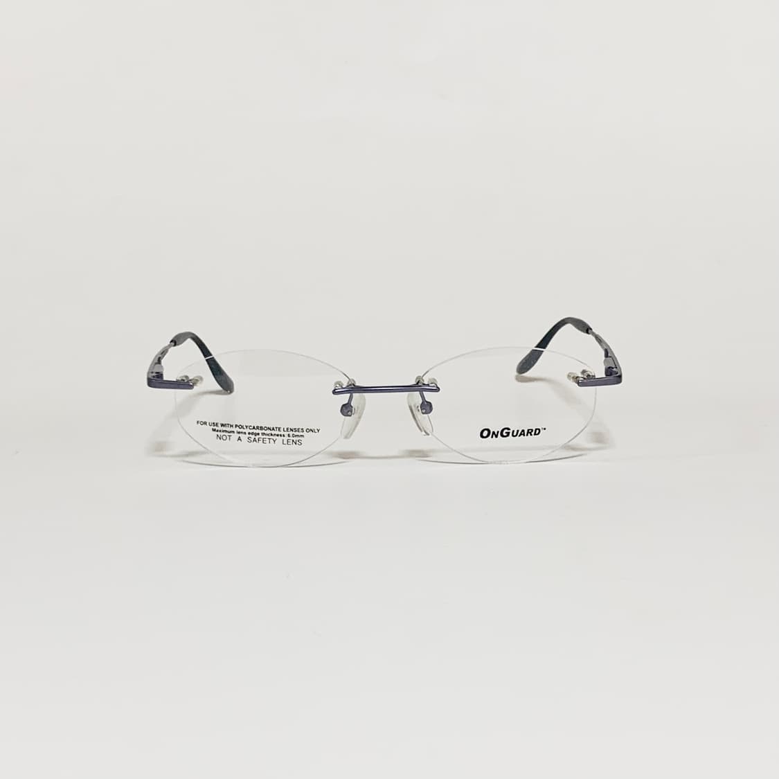 919 데드스탁 무테 슬림 라운드 오벌 초경량 블루 빈티지 픽키안경 상품이미지1