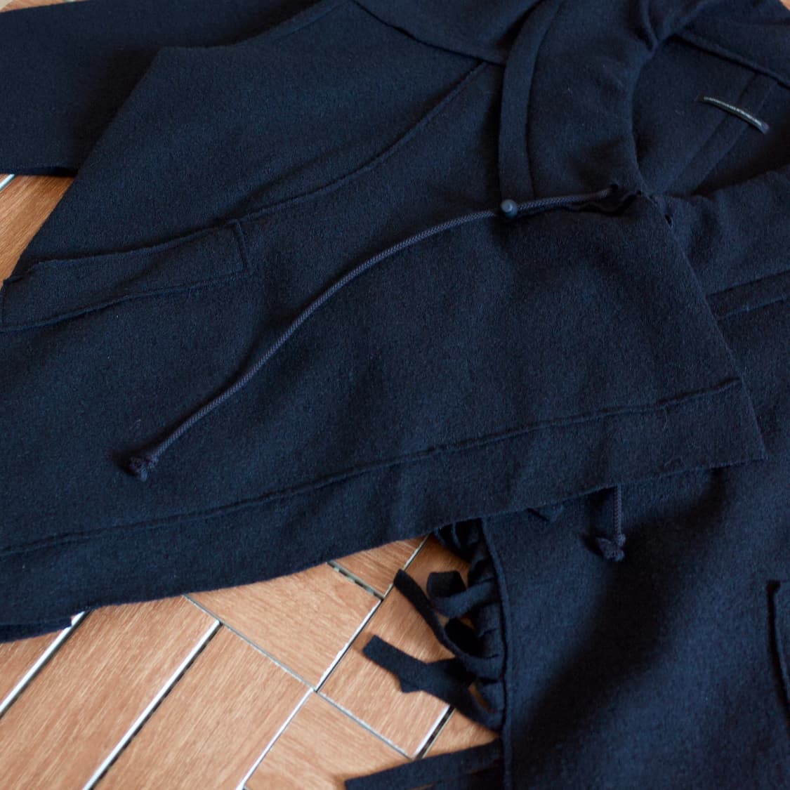 Y’s Yohji yamamoto fringe wool jacket 상품이미지6