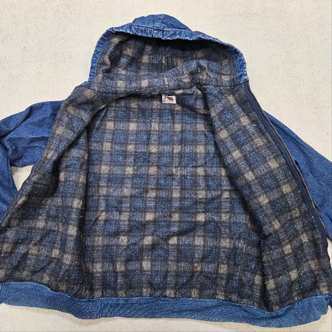 90s 칼하트 데님 액티브 자켓 상품이미지4