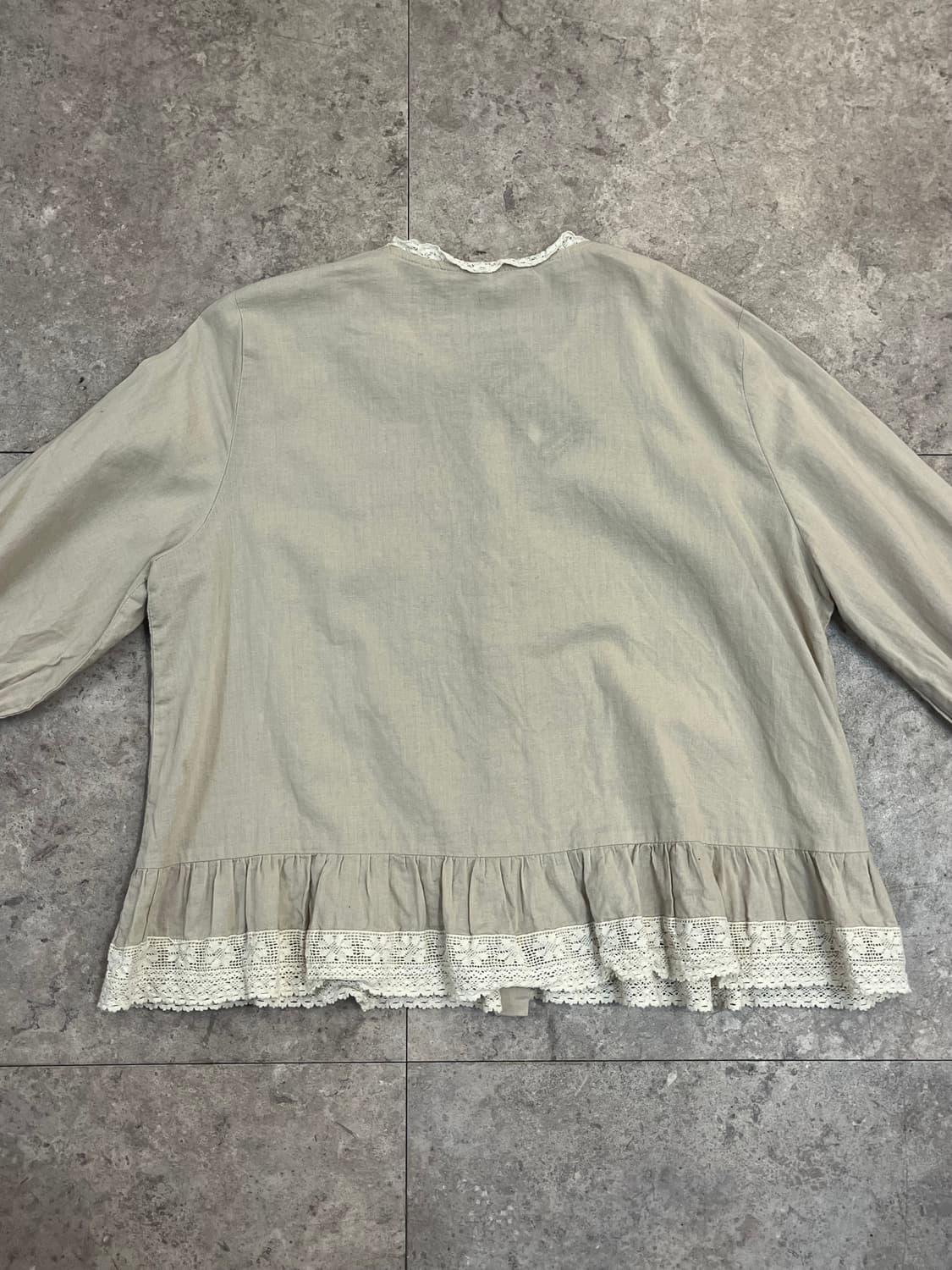 빈티지 블라우스 오트밀 #csz3284 상품이미지8