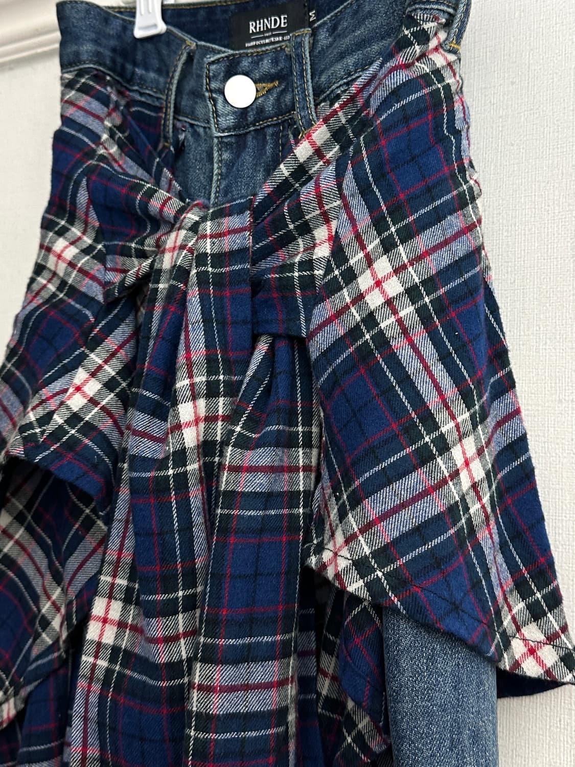 RHNDE 셔츠 레이어드 데님 팬츠 상품이미지9