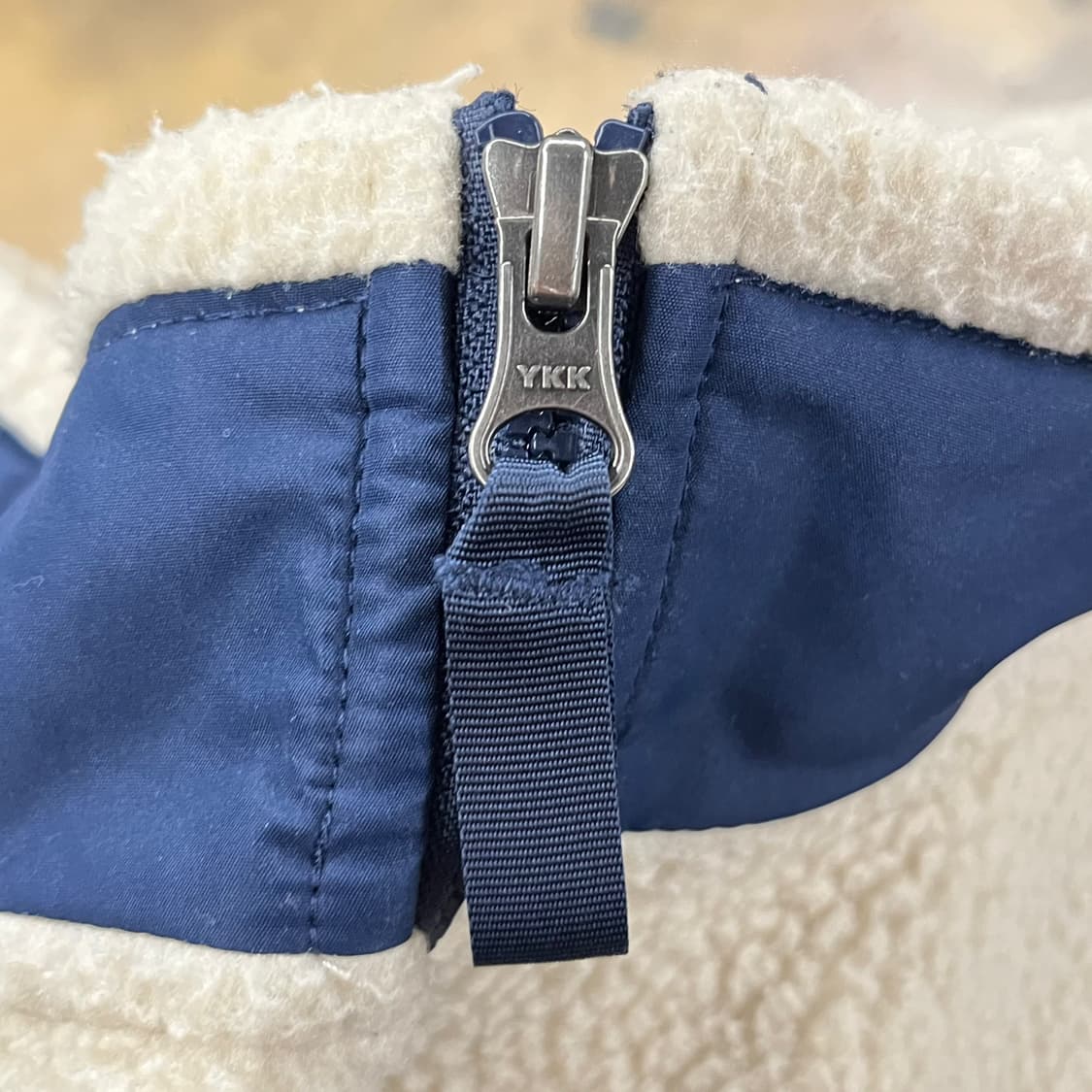 [정품/XL] 리바이스 아이보리 네이비 플리스 조끼 b15 상품이미지6