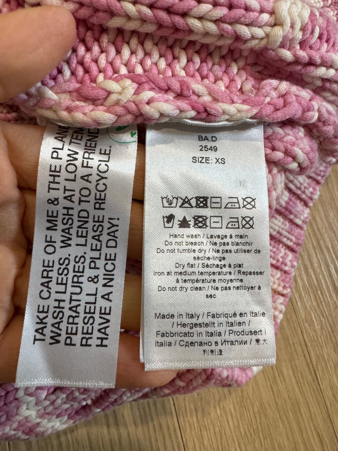 가니 숄더 버튼 지카드 로고 니트 베스트 상품이미지10