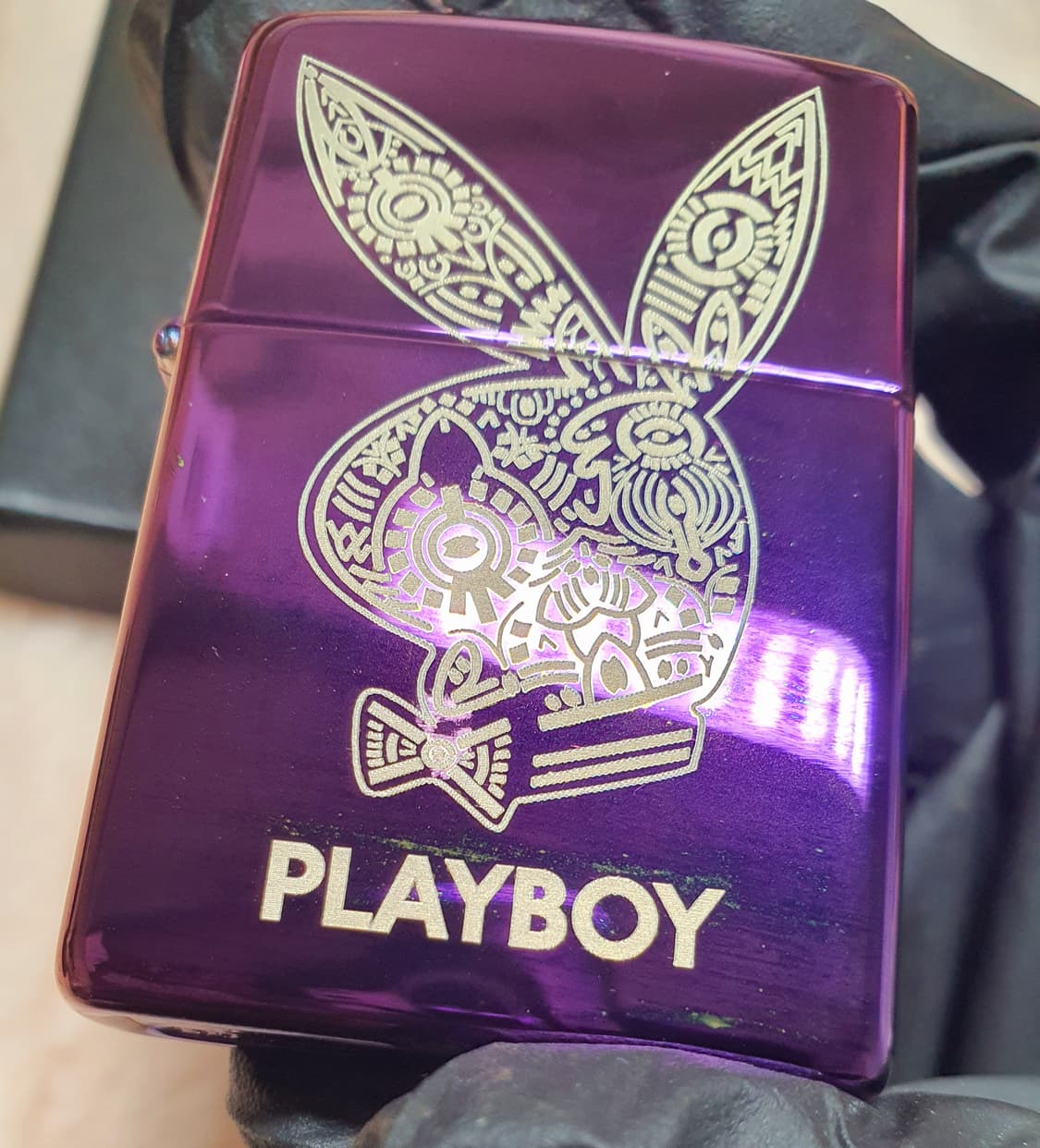 지포 라이터 어비스 퍼플 플레이보이 PLAY BOY Zippo 28076 상품이미지2