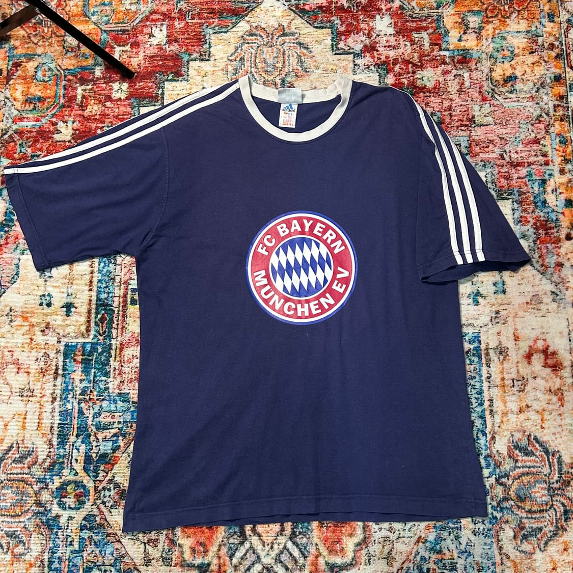 [2XL] 00s 아디다스 바이에르 뮌헨 반팔 상품이미지1