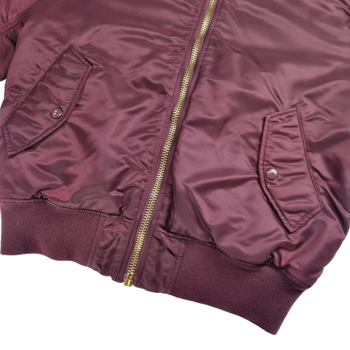 알파인더스트리 MA-1 항공점퍼 항공자켓 L 버건디 상품이미지1