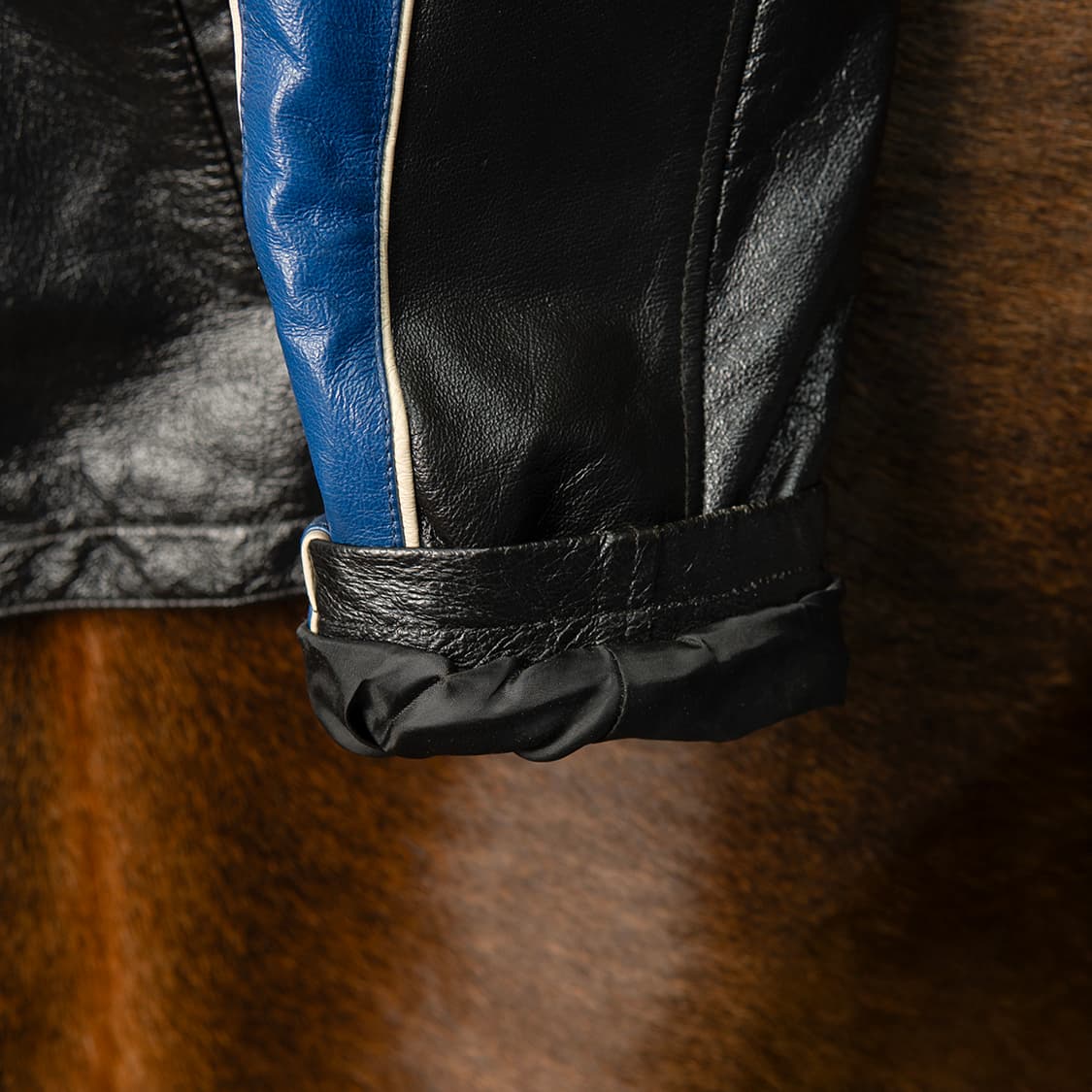 [107] 90s~ 윌슨 레더 레이싱 자켓 WILSONS LEATHER  상품이미지5