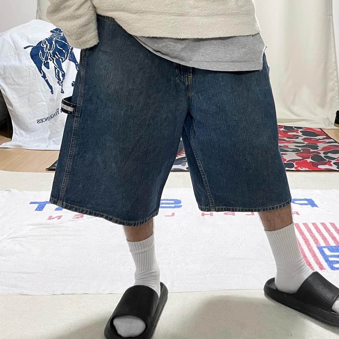 90년대 타미 카펜터 데님 쇼트 상품이미지2