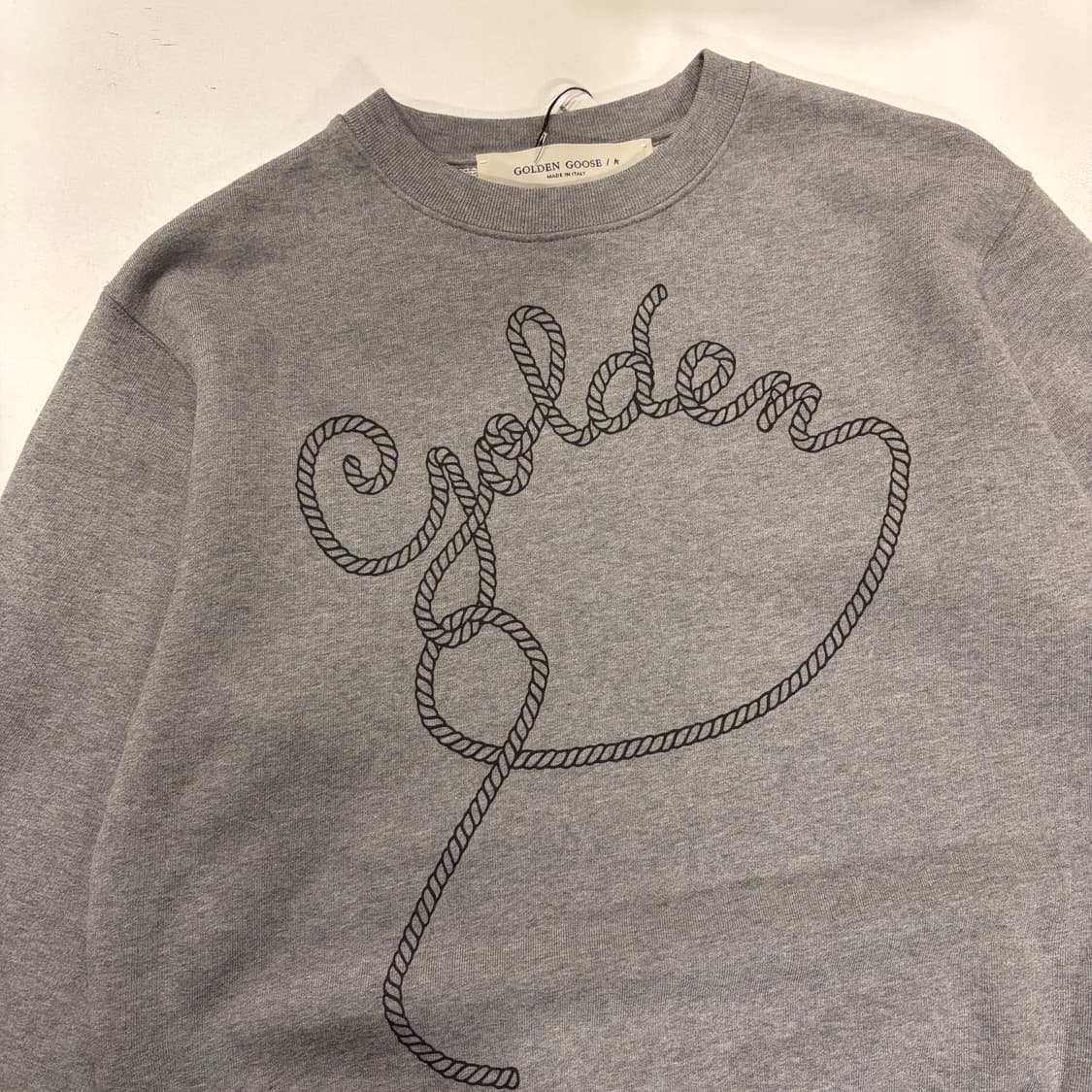 [S] 골든구스 회색 맨투맨 티셔츠 B405 상품이미지3