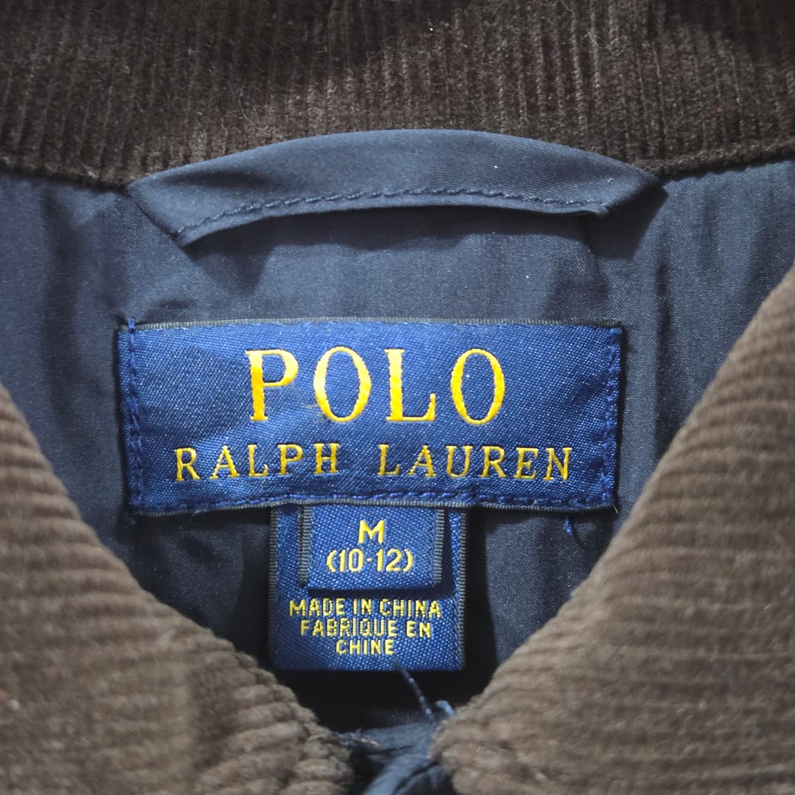 폴로랄프로렌 키즈 퀼팅자켓 M/10/12 상품이미지3