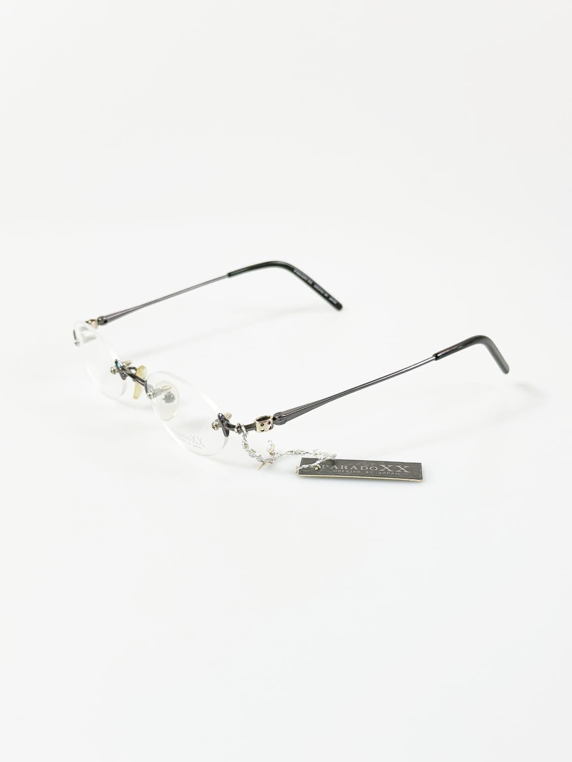 PARADOXX 무테 오벌 메탈 프레임 빈티지 안경 상품이미지3