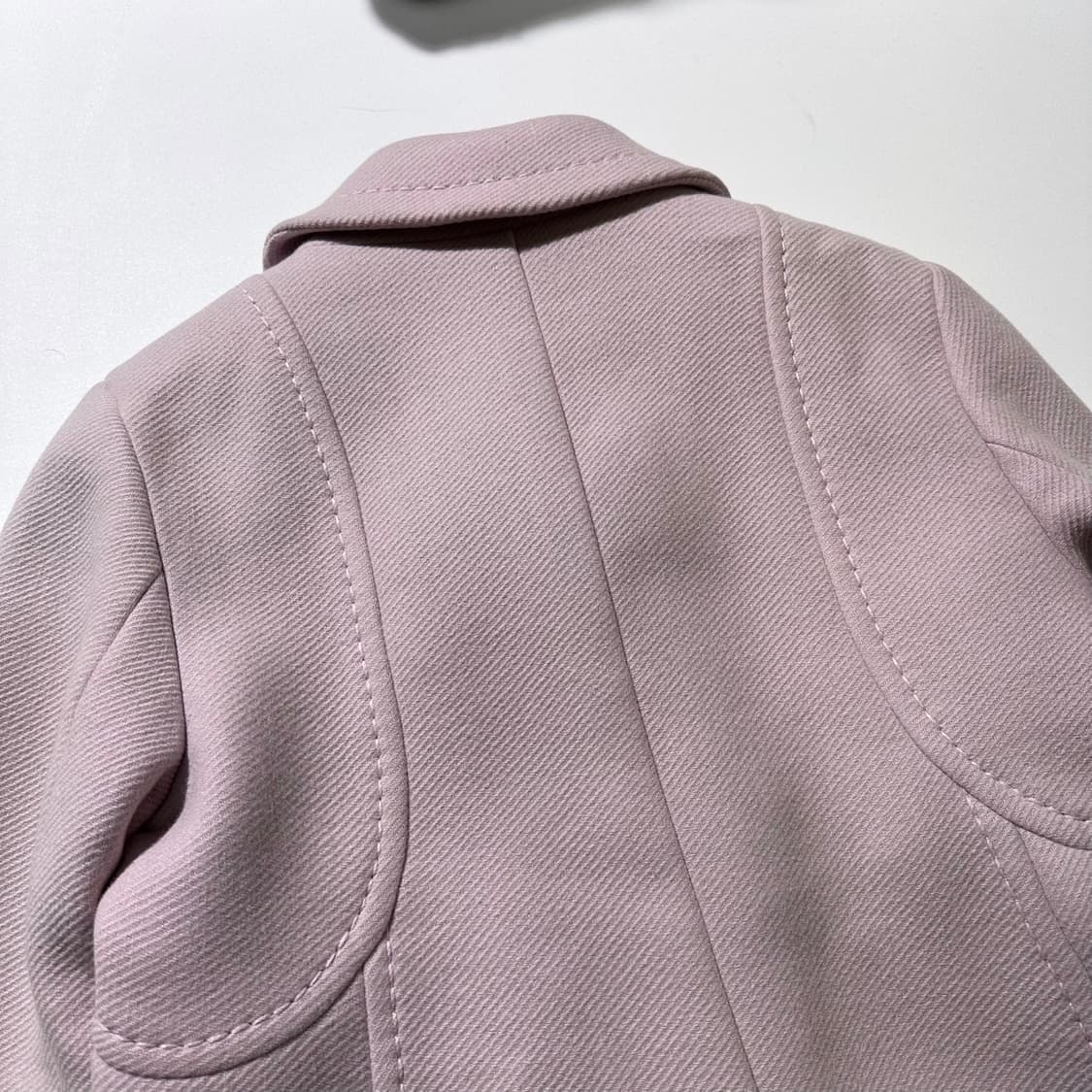 막스마라 울 앙고라 더블 코트 핑크 상품이미지6