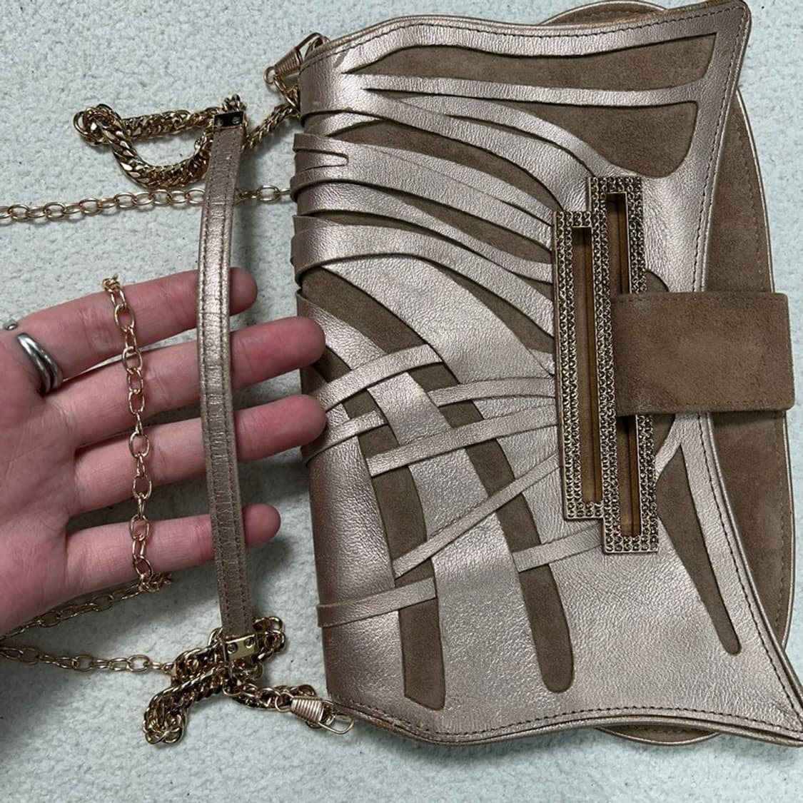 스와로브스키 클러치 핸드 크로스백 상품이미지4