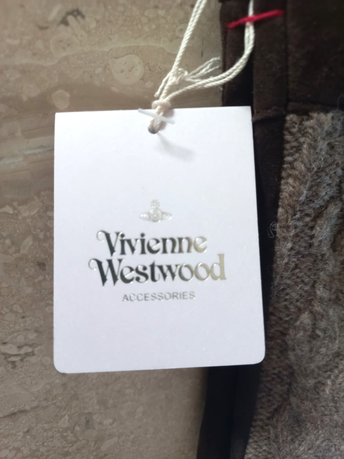 비비안웨스트우드 케이블 & 스웨이드 장갑 (새상품) 상품이미지7