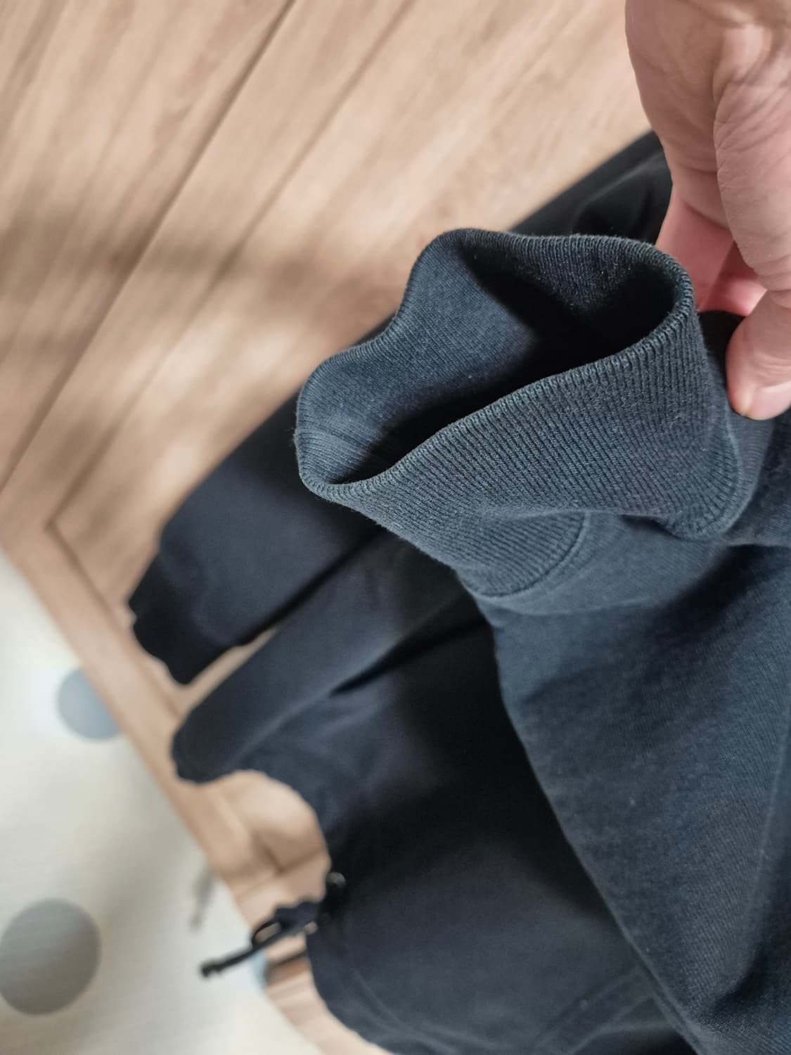 15-16 슈프림 꼼데 체크 후드 m 상품이미지6