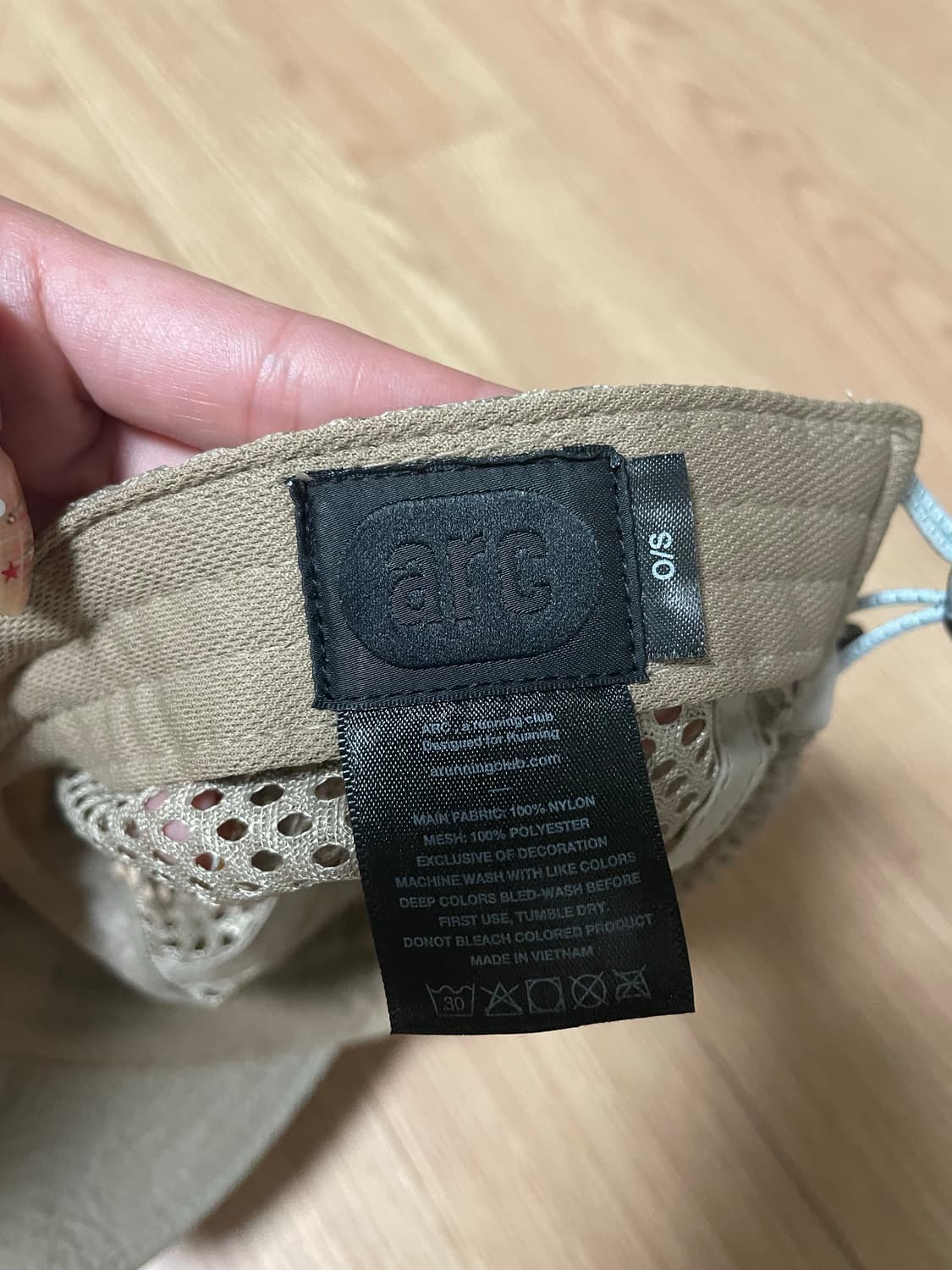 arc러닝캡 베이지 공용 상품이미지2