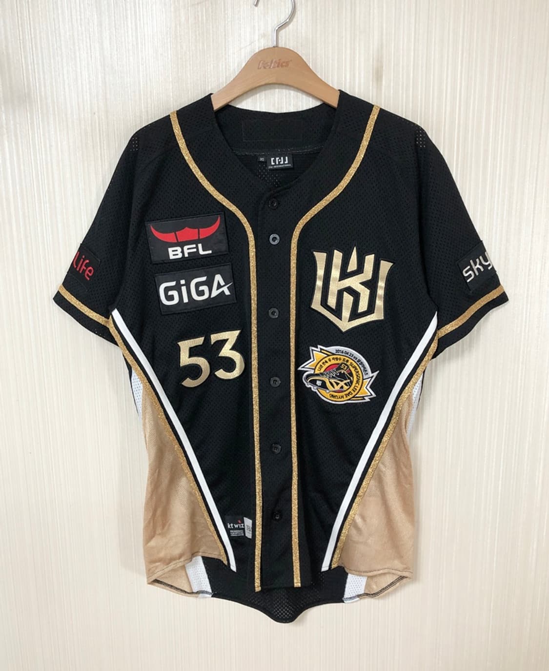 KBO KT위즈 #53 이대형 플레이어유니폼/슈퍼소닉 95 한정모델 상품이미지1