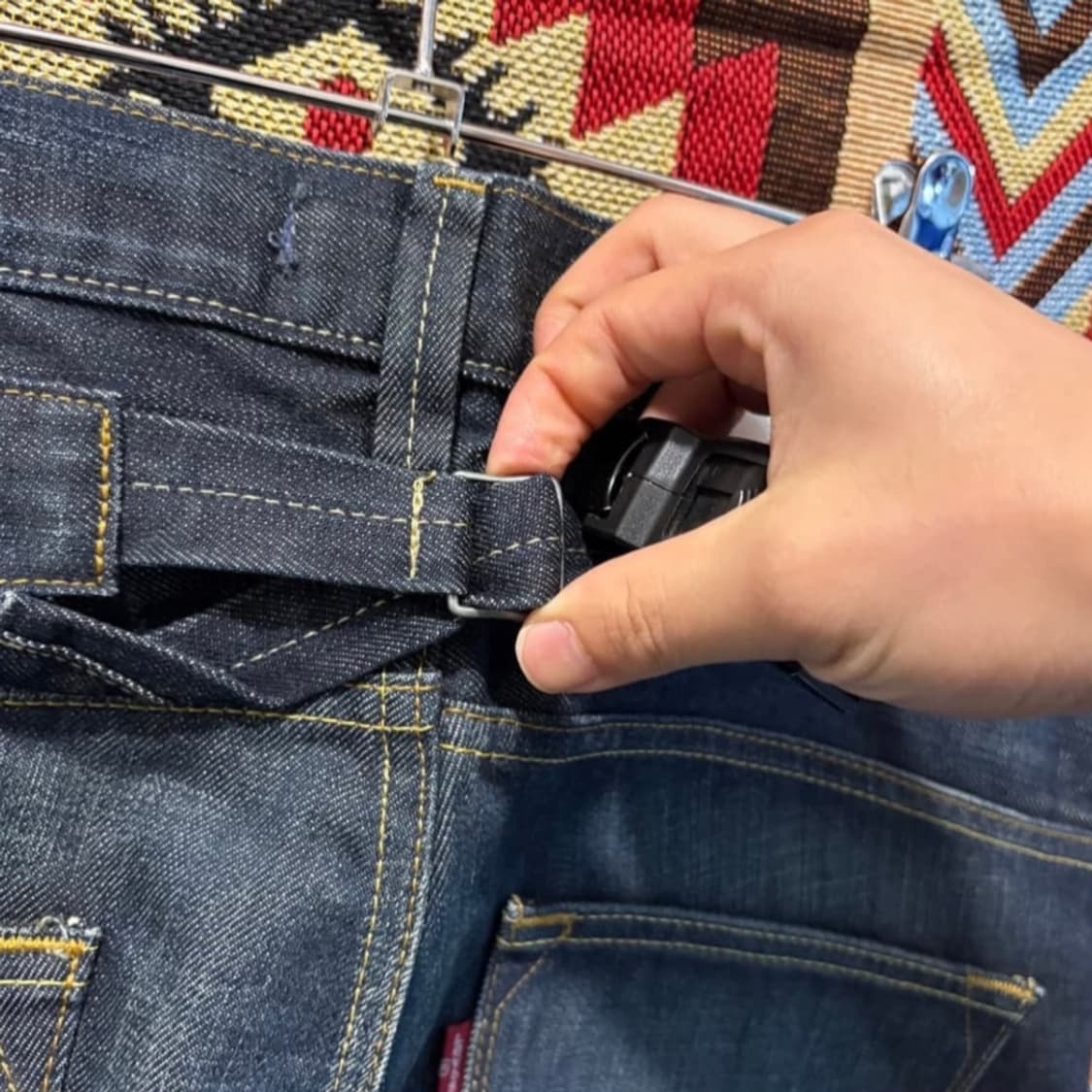 Levis 리바이스 503 루즈 핏 워시드 데님 상품이미지7