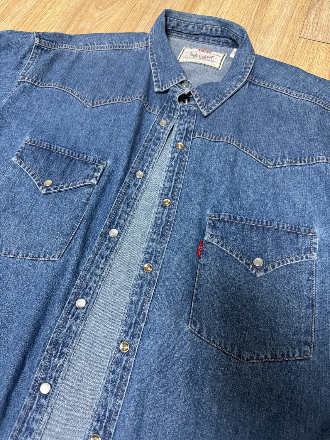 XL) 리바이스 데님 웨스턴 셔츠 상품이미지4