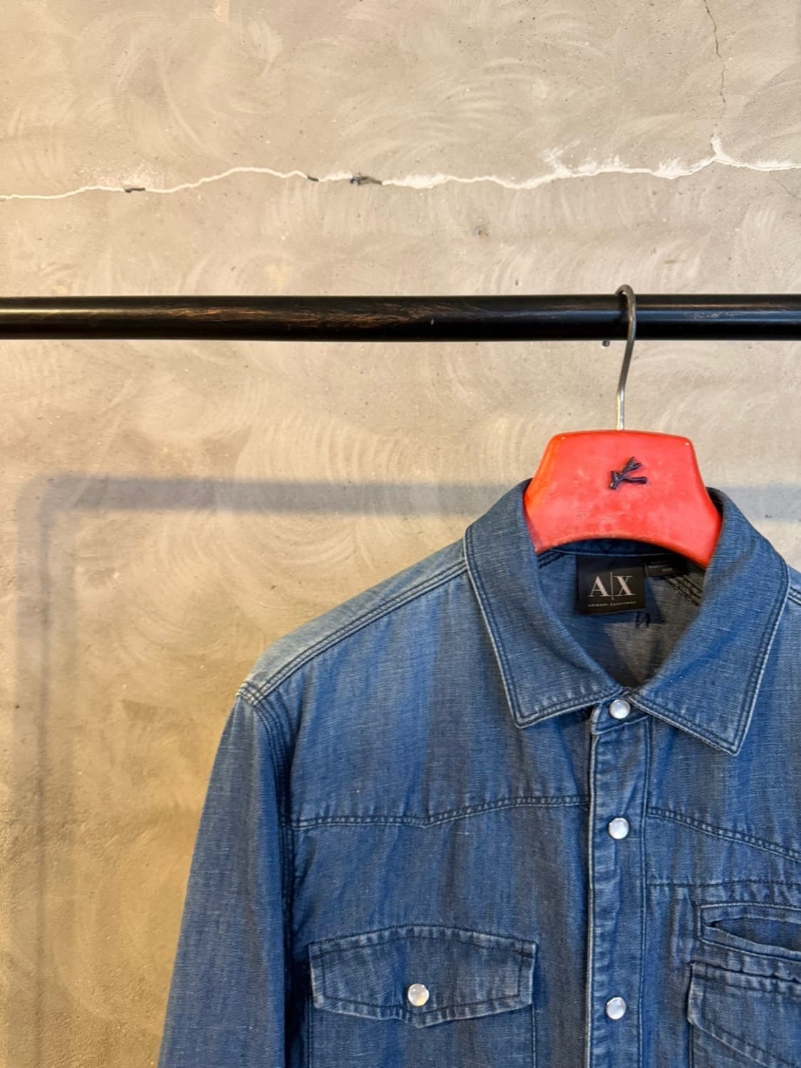 아르마니 익스체인지 데님 셔츠 100 상품이미지5