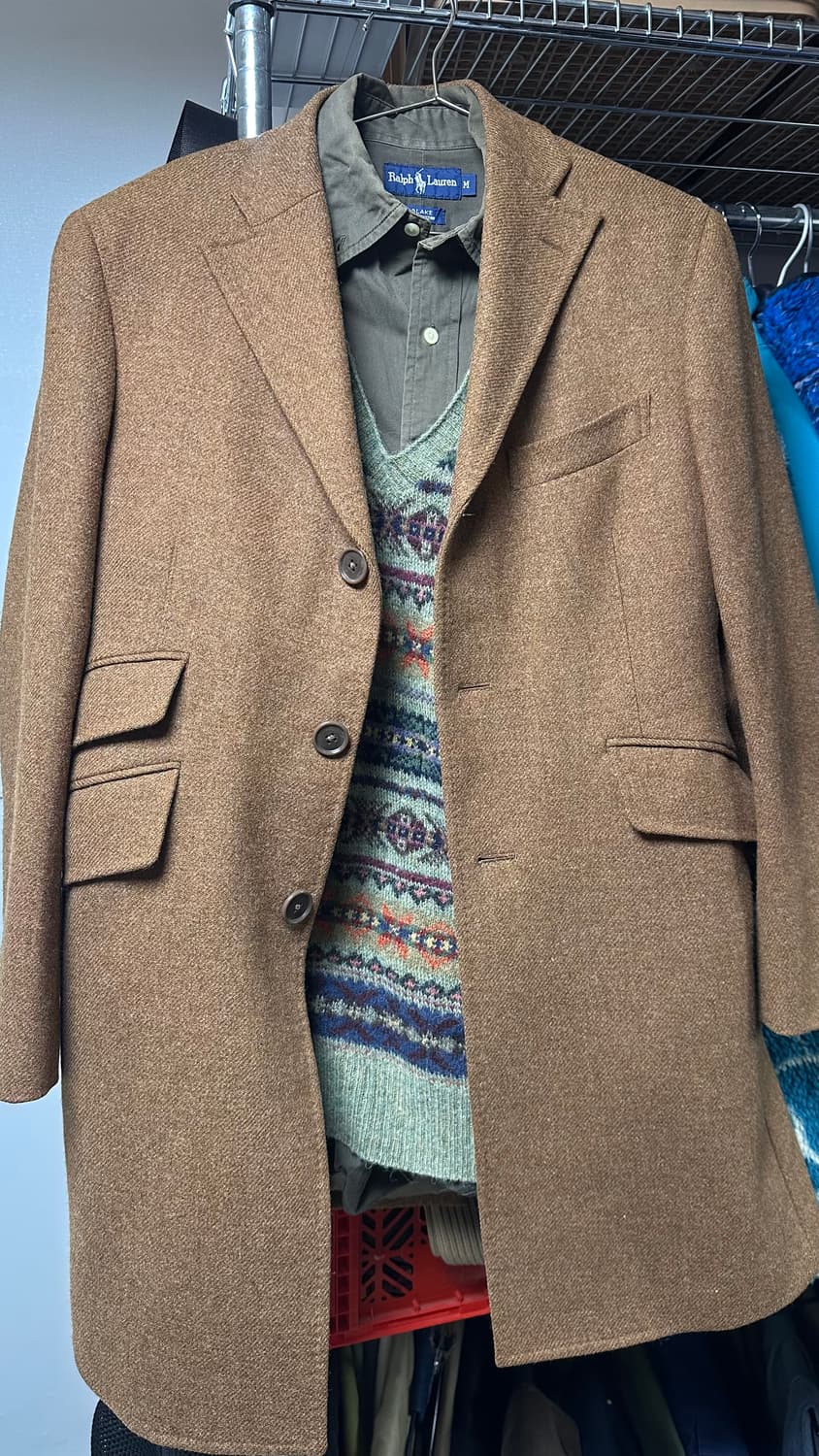 체스터필드 문 트위드 코트 100-105 상품이미지2